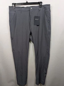 Pantalones Bylt Para Hombre 38 Gris Cinético 2.0 Elástico Rendimiento Inteligente Informal Básico Nuevos con Etiquetas - Imagen 1 de 9