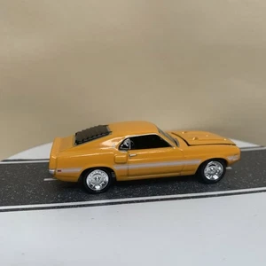 Johnny Lightning 1969 Ford Mustang Shelby GT500 Coupe Orange/White Stripe NM - Picture 1 of 14