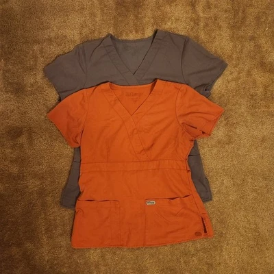 Lot of 2 Grey's Anatomy Scrub tops Size small - Image 1 of 4