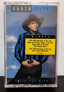 GARTH BROOKS - Ropin' The Wind (1991) - Cassette Tape - NEW SEALED - Picture 1 of 3