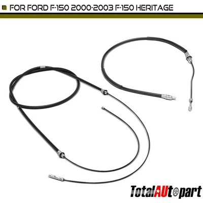 2x 停车制动电缆适用于福特 F-150 2000 - 2003 F-150 Heritage 后 LH 和右手侧 — 第 1/4 张图片