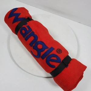 Vintage 1990s NEW Wrangler Texas Stampede Stadium Blanket Red Blue - Picture 1 of 6