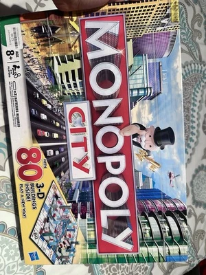 Monopoly City Hasbro - Family & Friends Board Game 3D  Unplayed - Image 1 of 2
