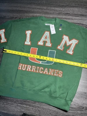 SUDADERA HOLLISTER BOXY Fit UNIVERSIDAD DE MIAMI GRÁFICA TALLA GRANDE Foto 1 de 4