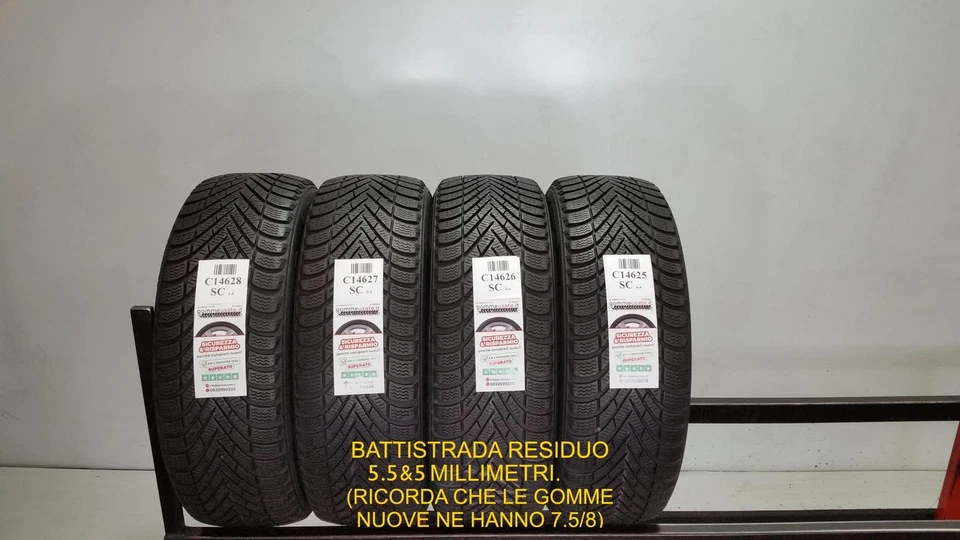 GOMME USATE  TERMICHE 195/55R16 91H PIRELLI CINTURATO WINTER PNEUMATICI C14628 - Bild 1 von 1