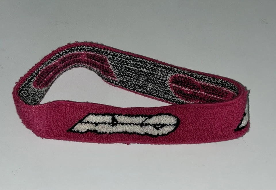 Vintage 1990's Pink AXO Racewear Headband SX MX CR KX RM YZ 20" Good Elastic - Image 1 of 4