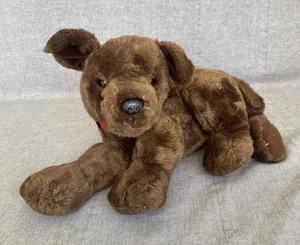 Ty Classic Chip Brown Lab Retriever Red Collar Puppy Dog 2004 Plush Stuffed Toy - Picture 1 of 13