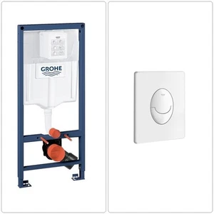 GROHE Wand WC Vorwandelement Rapid-SL GROHE SKATE AIR WC-Betätigungsplatte weiß - Bild 1 von 6