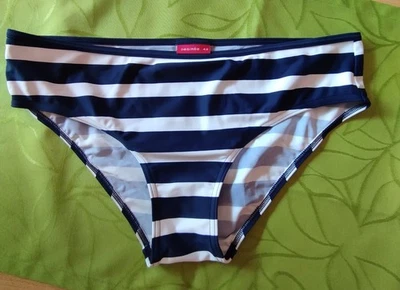 BIKINI Hose Unterteil Slip Desiree 42 marine gestreift - Bild 1 von 3