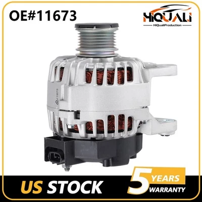 Alternator OEM 11673 for Nissan Sentra 2013-2019 L4 1.8L 110A CW 6-Groove 12V Foto 1 de 4