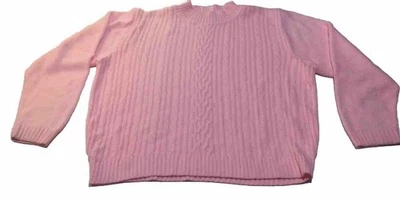 Vintage HABAND Womens Vintage SWEATER - Size XL Pink USA - Image 1 of 4