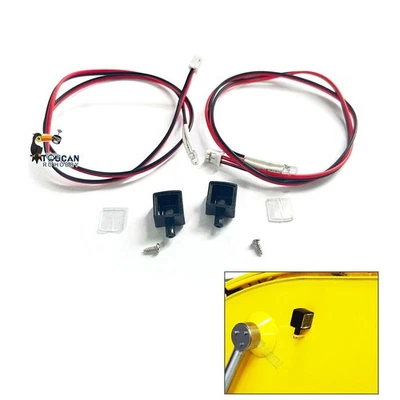 LESU LED Spot Light B Part for 1:14 RC DIY Tractor Truck TAMIYA Vehicle Model - Image 1 of 3