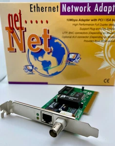 Ethernet Netwrok Adapter 10 Mbps PCI Windows 98 Model VIII - Bild 1 von 2