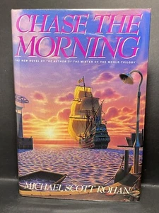 Chase the Morning Michael Scott Rohan REVIEW COPY 1st Ed. 1st Print HC/DJ Morrow - Picture 1 of 15