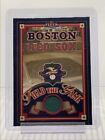 BOSTON RED SOX 4 2001 FLEER 100TH FIELD THE GAME OUTFIELD WALL RELIC Q1920