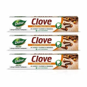 DABUR Herb'L Clove - Cavity Toothpaste - 600 g (200 gm X 3) - Picture 1 of 5