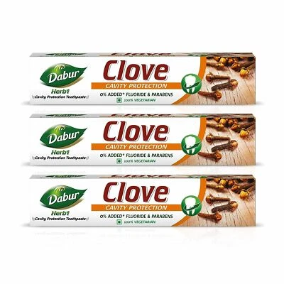 DABUR Herb'L Clove - Hohlraumzahnpasta - 600g (200g X 3)