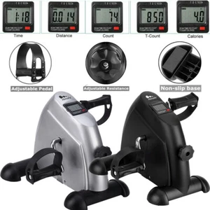 Mini Exercise Bike Pedal Exerciser Leg Arm Cycle Bike for Home Fitness Training - Picture 1 of 33