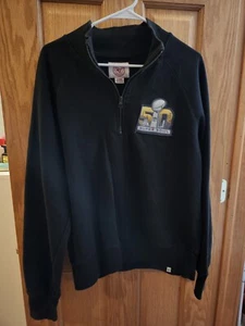 Official 47 Brand NFL Super Bowl XLVIII Collector's Quarter Zip Men's Size L - Picture 1 of 5