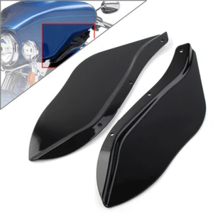 2x Side Fairing Windshield Air Deflector Fit Harley Street Electra Glide 96-13 - Picture 1 of 10