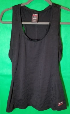 WWE Tapout 女式中号背心衬衫赛车黑色运动摔跤 Y2K  — 第 1/4 张图片