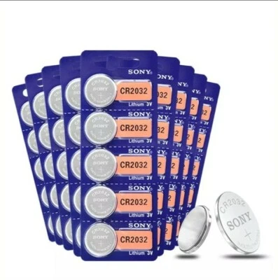 5pcs Sony CR2032 3V Battery Lithium Button Cell Watch  - Image 1 of 3