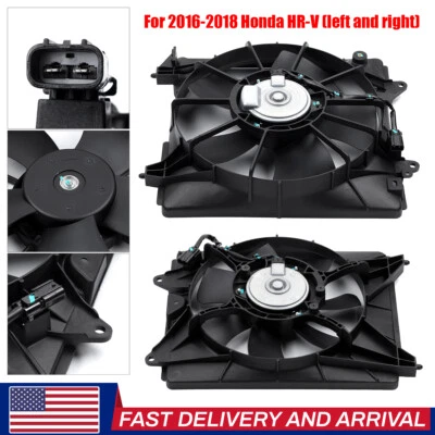 ​Quiet Brushless Radiator Cooling Fan For Honda HR-V 2016-2018 1.8L Direct Fit Foto 1 de 4