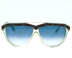 Laura Biagiotti Italy 'OXSOL' Mod. 60-C131 ladies golden glitter sunglasses - Picture 1 of 13
