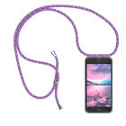 For Apple Iphone 6 Iphone 6S Cover With Chain Band Rope Case To Sling On Purple