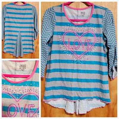 CANYON RIVER BLUES MODA AZUL NIÑA TOP "AMOR" Foto 1 de 4
