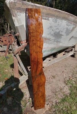 74" LONG Authentic Old Growth REAL Sinker Cypress Quartersawn Rustic Wood Mantel - Image 1 of 4