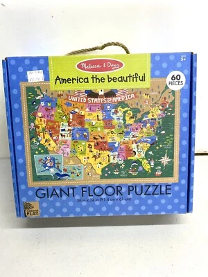 Mellisa & Doug Alphabet Animal Floor Puzzle Beautiful Complete - Image 1 of 2