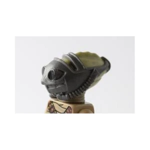 LEGO Star Wars - Minifig, Head Reptile w/ Pearl Dark Gray Breathing Mask (Teedo) - Picture 1 of 1