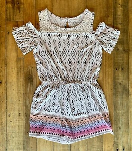 Mudd Girl's One Piece Romper Shorts, Lg (10/12) - Picture 1 of 6