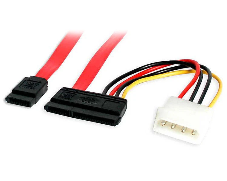 StarTech SATA18POW 18in SATA Serial ATA Data and Power Combo Cable - Image 1 of 1