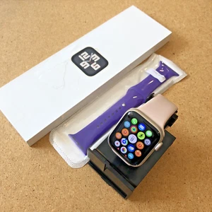 Apple Watch SE 2 2e génération 2 GPS 40mm boîtier violet et rose bracelet batterie santé 100% - Photo 1 sur 11