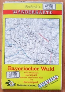 Bayerischer Wald 1:100.000 Fritsch Wanderkarte ältere Karte Nationalpark Naturp2 - Bild 1 von 2