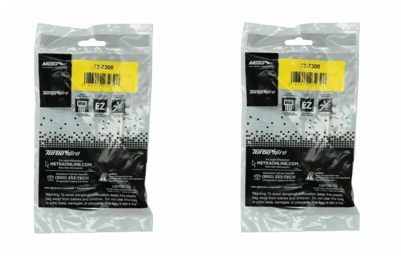 Metra 72-7300 扬声器线束适配器 适用于特定车辆 共 4 个 — 第 1/4 张图片