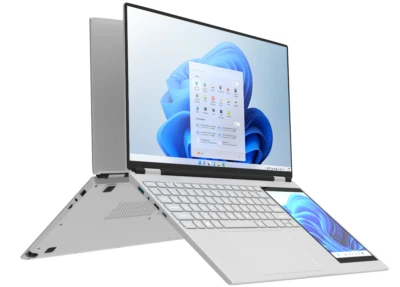 15.6"+7"dual screen business Game learning education laptop - Image 1 of 4