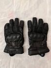 BLACK LEATHER MENS MOTORCYCLE GLOVES SIZE XL STREET STEEL BRAND