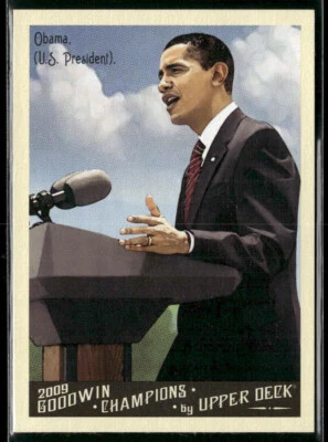 Barack Obama 2009 Upper Deck Goodwin Champions #44 President - Image 1 of 2