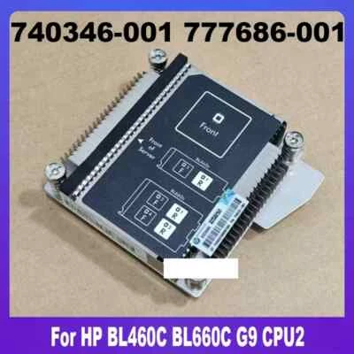 740346-001 777686-001 Dissipatore di calore originale per HP BL460C BL660C G9 CPU2 - Immagine 1 di 2