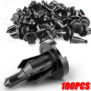 100X For Honda 10mm Hole Plastic Rivet Car Fender Bumper Push Pin Clips New - Picture 1 of 12