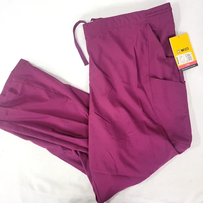 Calça esfoliante WonderWink Wink vinho marrom tamanho 3X feminina plus size nova com etiquetas - Imagem 1 de 3