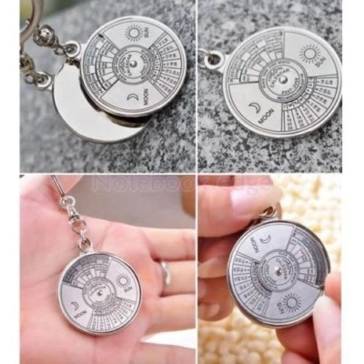 Llavero Calendario Perpetuo 50 Años 2010-2060 Plata Llavero Bolsa Regalo Gratis Foto 1 de 4