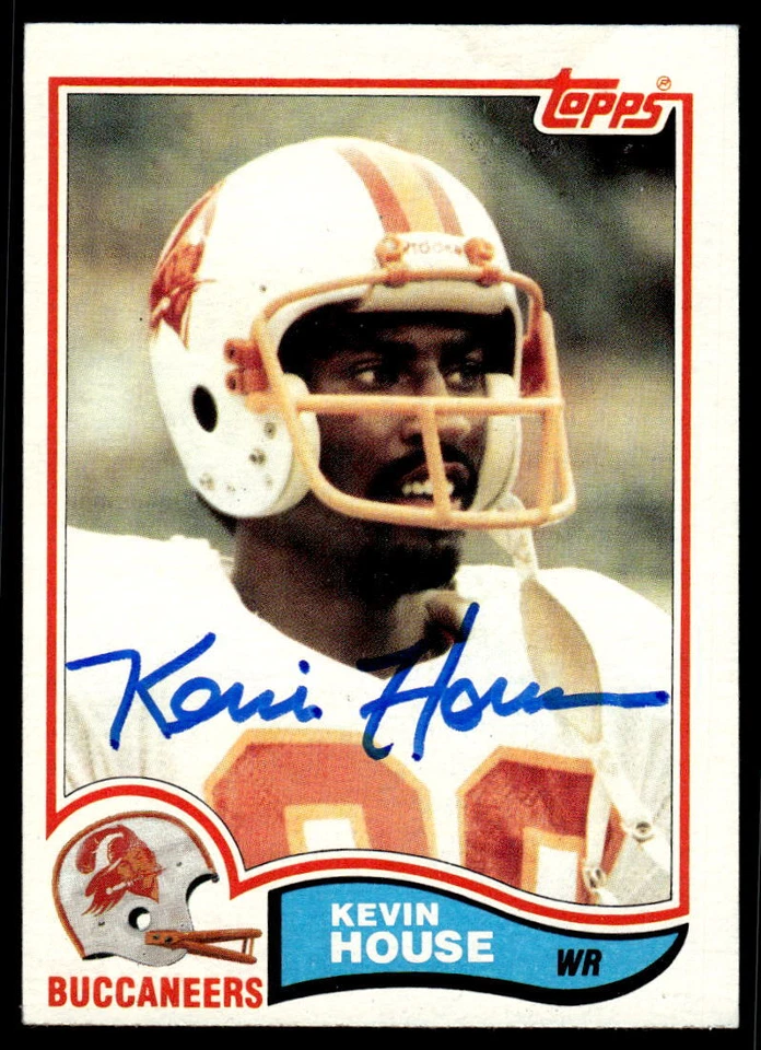 Kevin House Signed TAMPA BAY BUCCANEERS Card    1982 Topps - Image 1 of 1