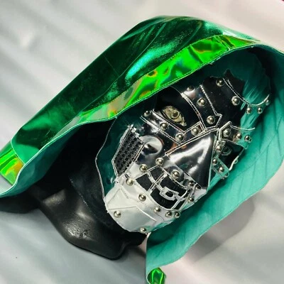 Victor Von Doom Wrestling Lucha Libre Cosplay Mask Dr Doom Luchador Mascara - Image 1 of 4