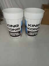 Rare - Vintage - 1986 - Universal Studios Hollywood - Souvenir Cup - King Kong.