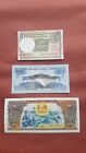 India, Bhutan, Laos Banknotes - 1 Rupee 2016, 1 Ngultrum 2013, 500 Kip-3x, UNC *