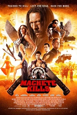 Machete Kills movie poster Danny Trejo, Gaga, Vergara, Sheen - 11 x 17 inches